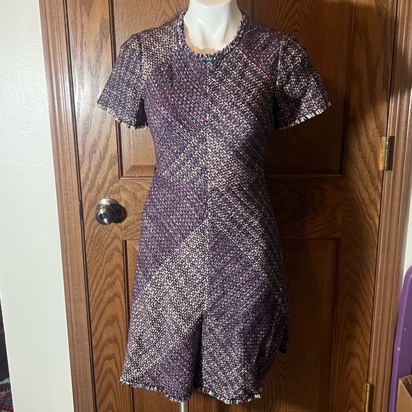 Rebecca Taylor SS Blanket Tweed Dress Size 2 - Picture 1 of 5